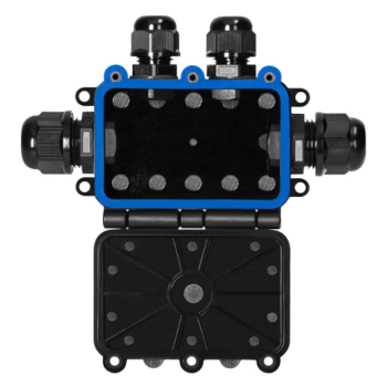 PUSZKA HD IP68 2 DŁAWNICE M20 2 DŁAWNICE M16 ORNO OR-JB-13815/4T NATYNKOWA UKŁAD T